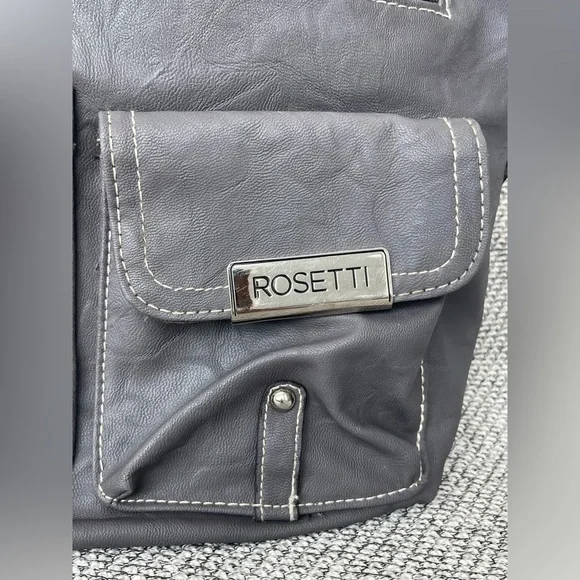 Rosetti Gray Crossbody Bag with Adjustable Strap - Picture 15 of 16